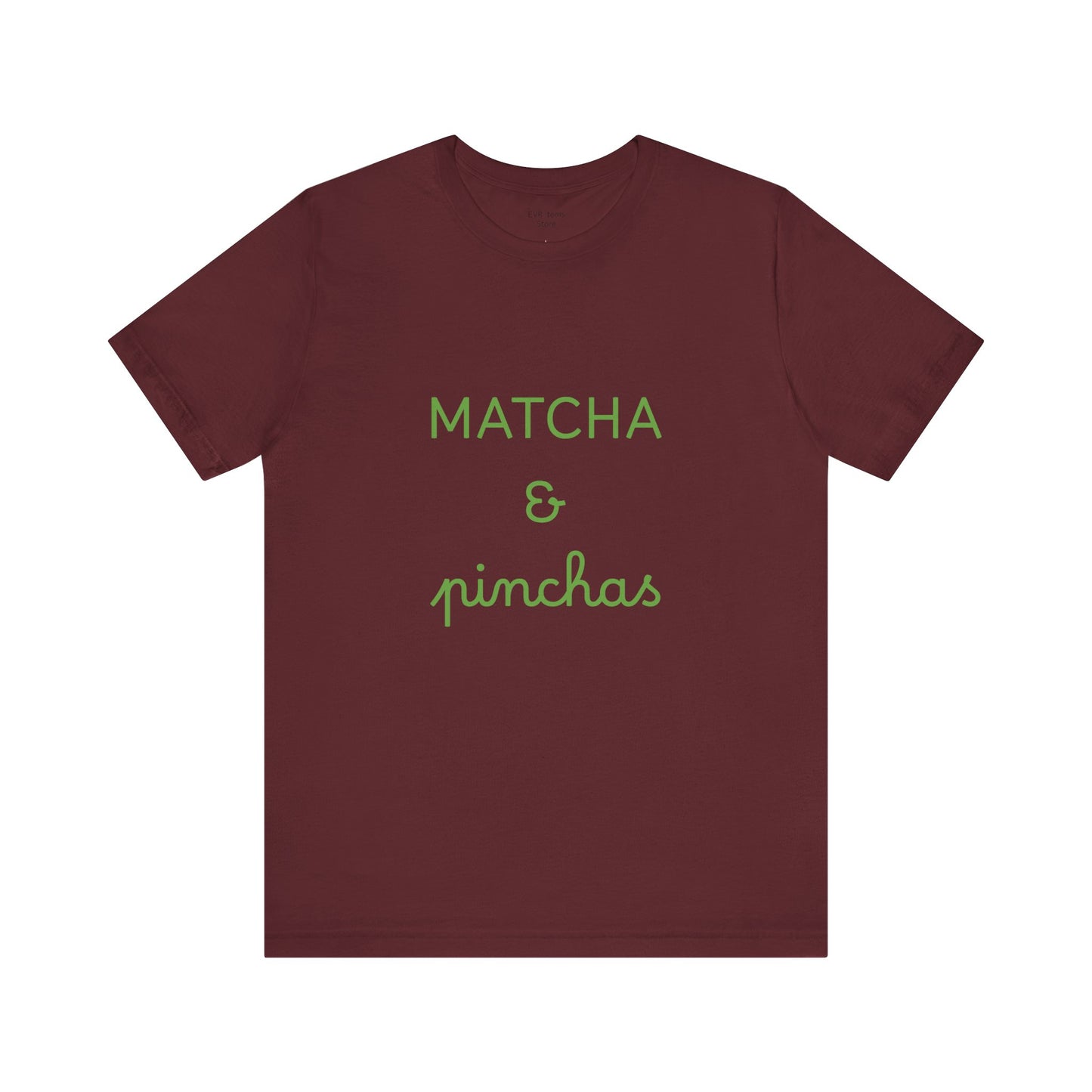 Matcha & Pinchas Unisex Tee, for yoga and matcha lovers