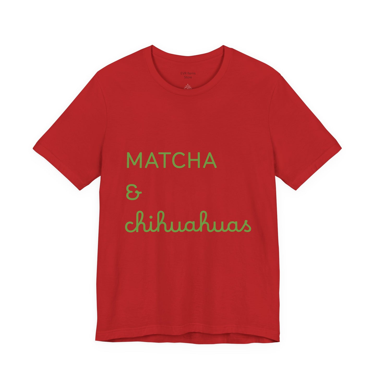 Matcha & Chihuahuas Tshirt animals lover