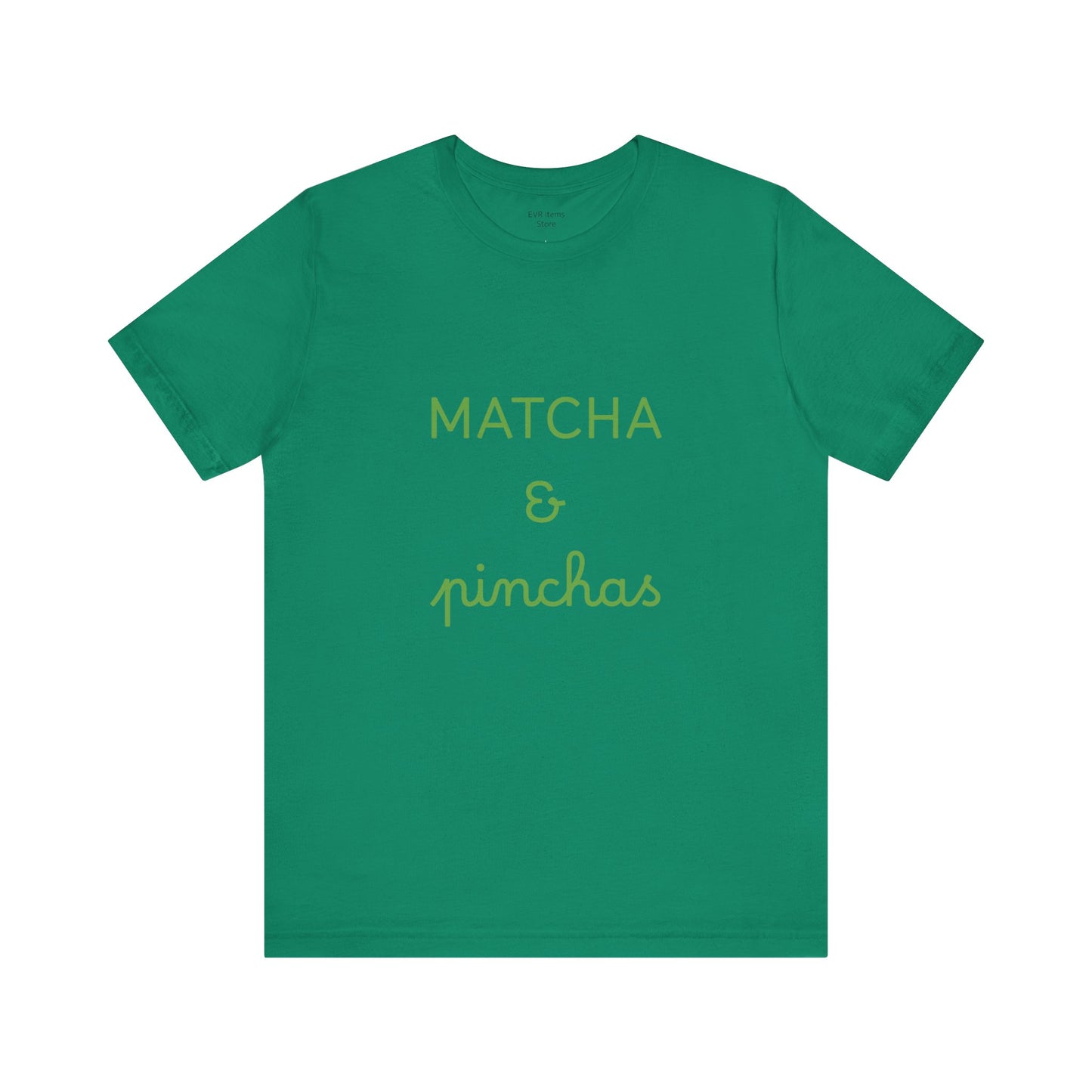 Matcha & Pinchas Unisex Tee, for yoga and matcha lovers