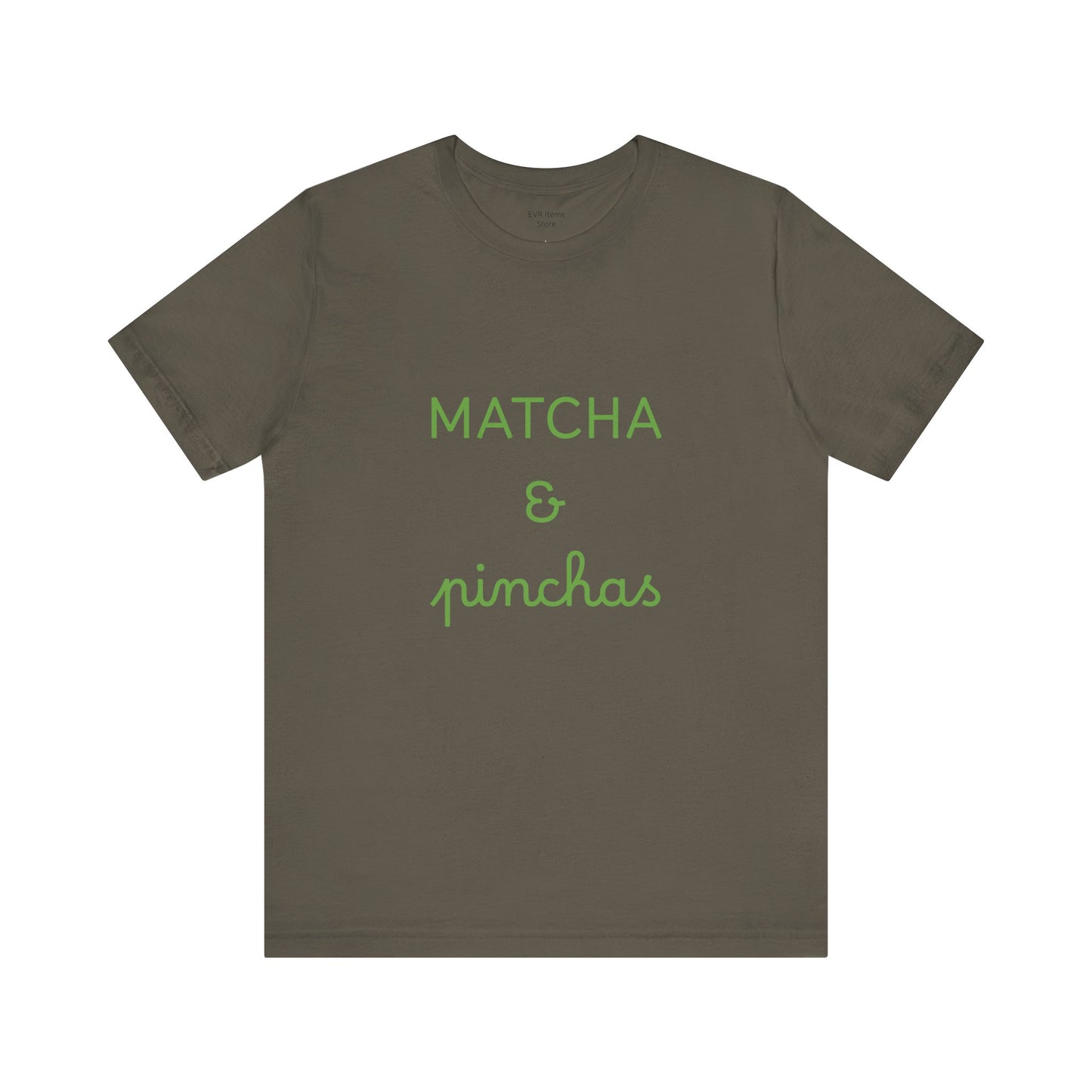 Matcha & Pinchas Unisex Tee, for yoga and matcha lovers