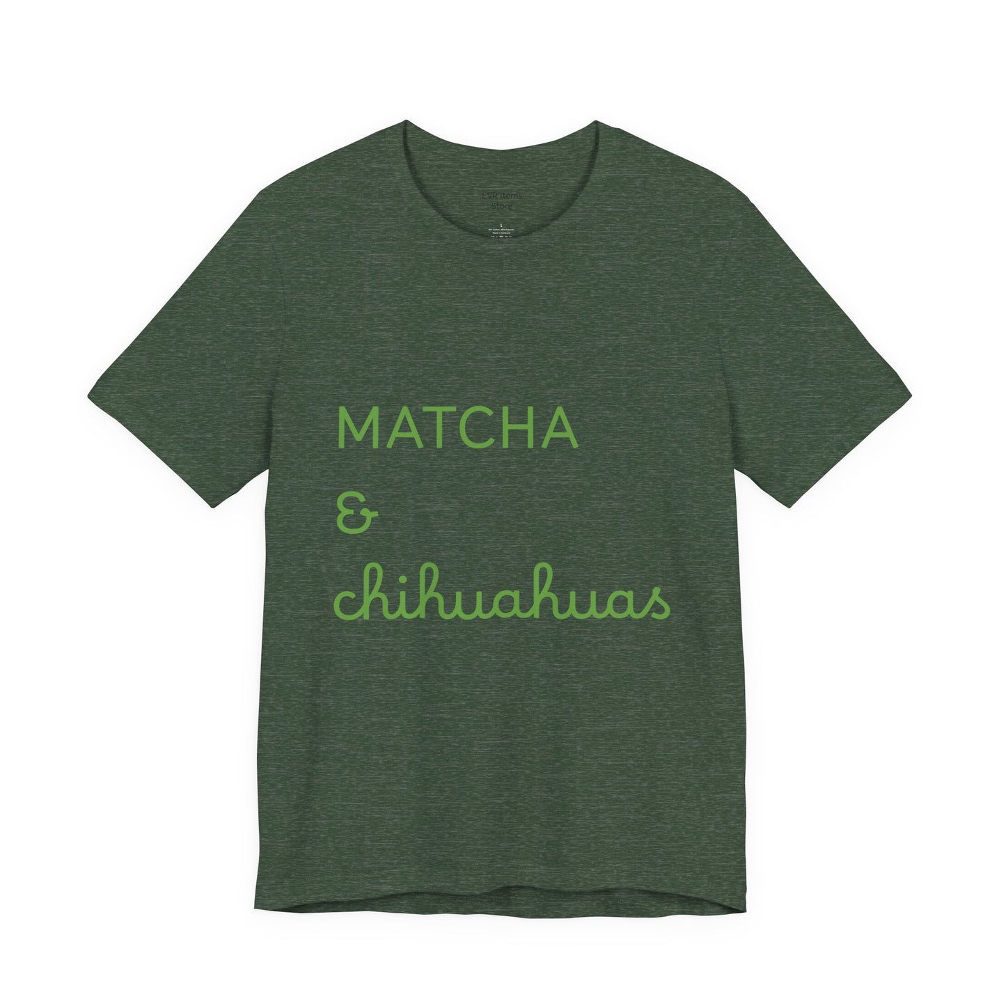 Matcha & Chihuahuas Tshirt animals lover