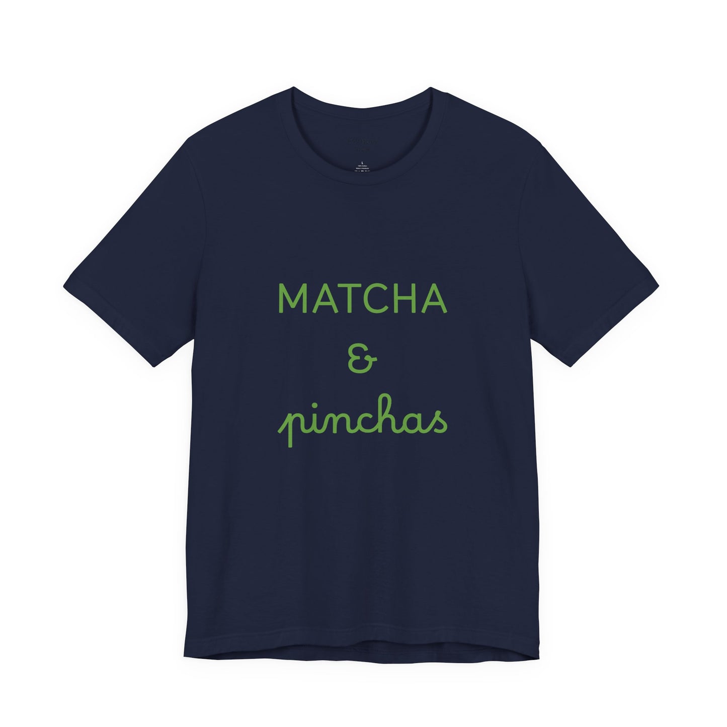 Matcha & Pinchas Unisex Tee, for yoga and matcha lovers