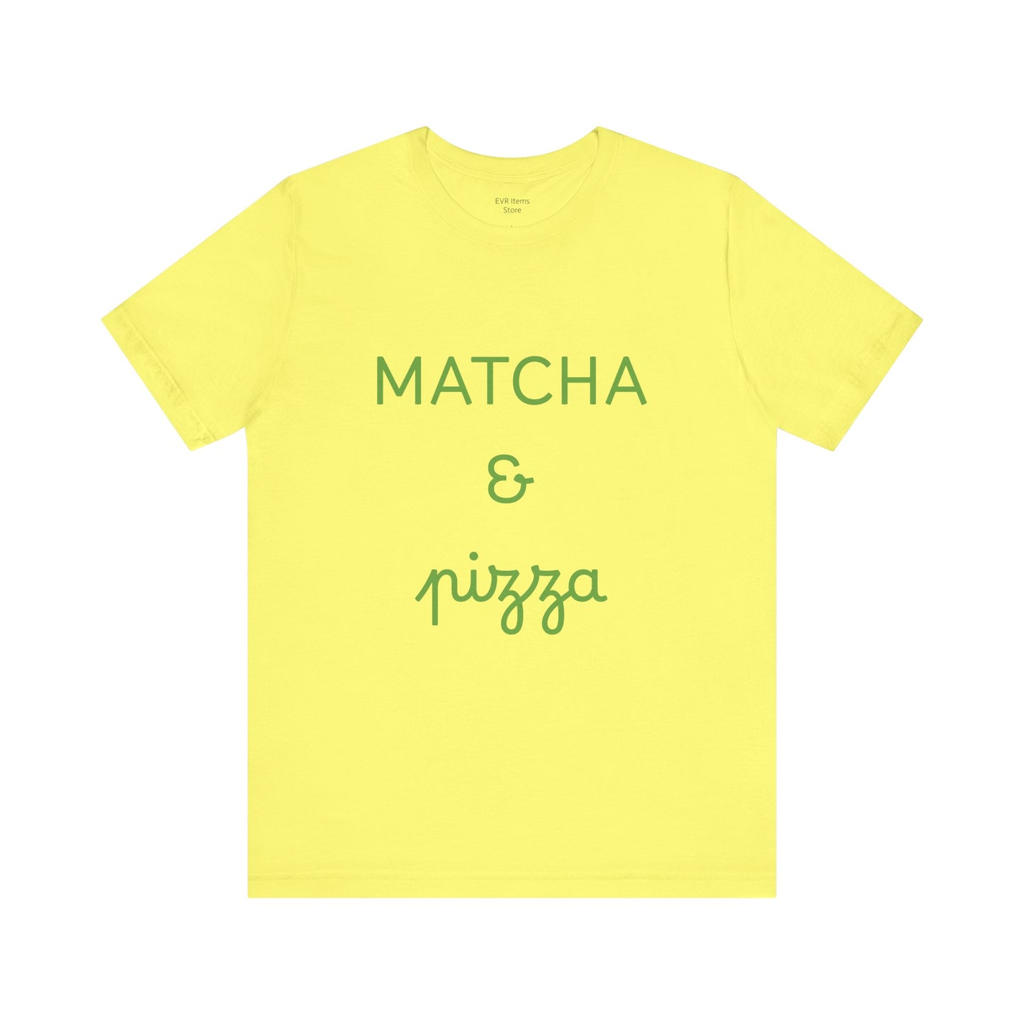 Matcha & Pizza Unisex Tee