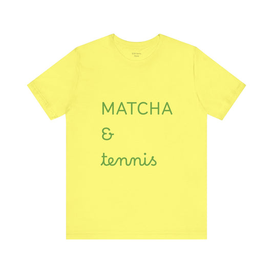 Matcha & Tennis Tee