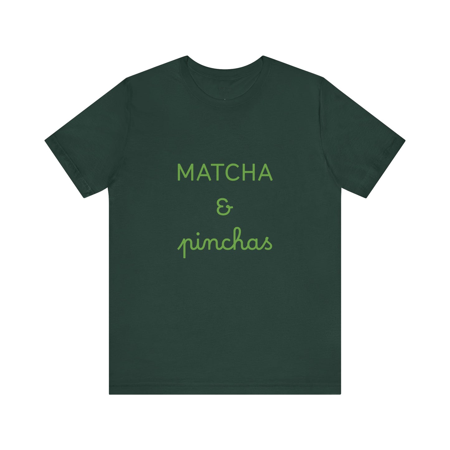 Matcha & Pinchas Unisex Tee, for yoga and matcha lovers