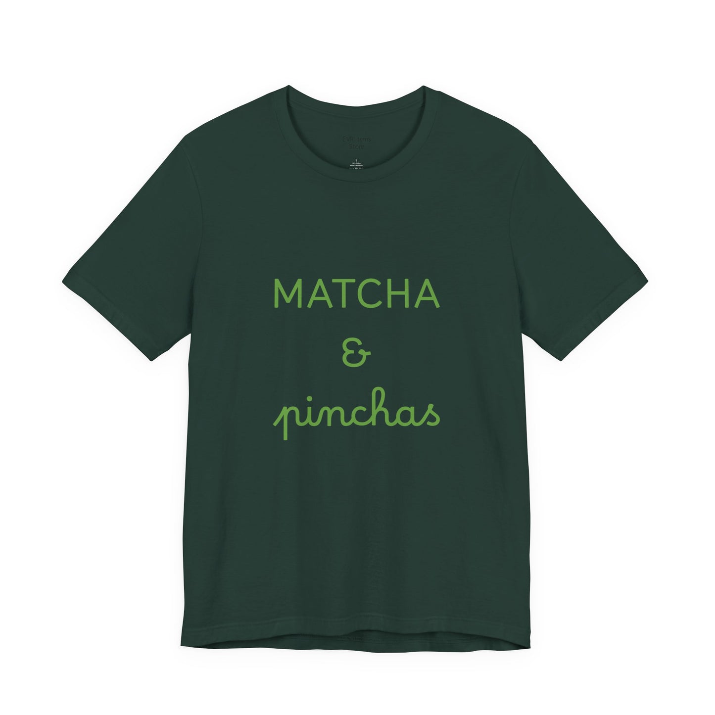 Matcha & Pinchas Unisex Tee, for yoga and matcha lovers