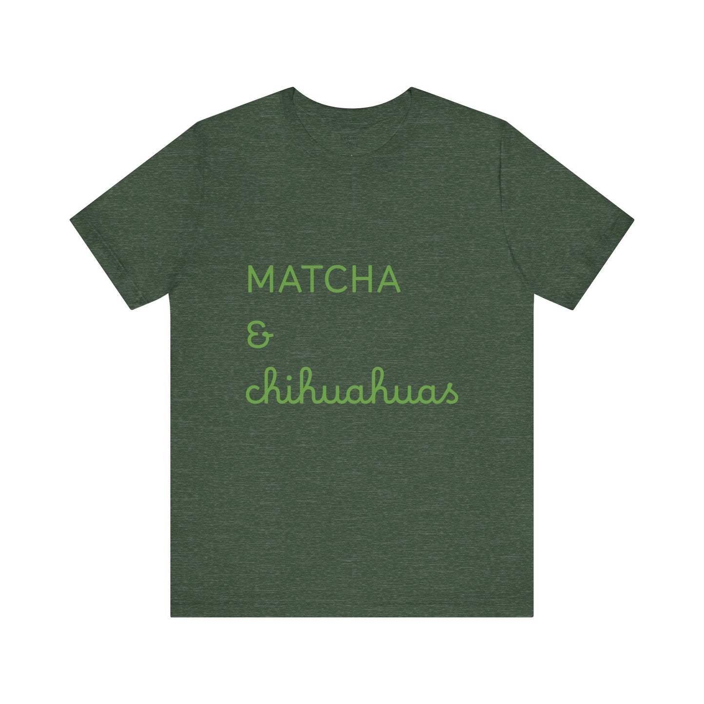 Matcha & Chihuahuas Tshirt animals lover