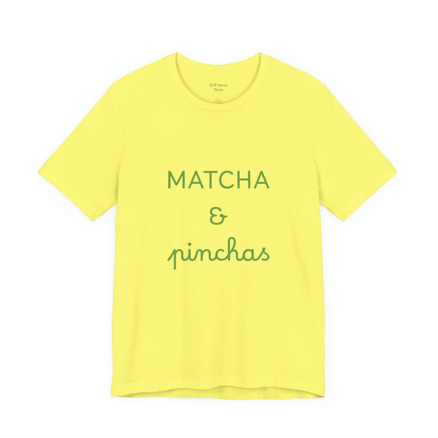 Matcha & Pinchas Unisex Tee, for yoga and matcha lovers