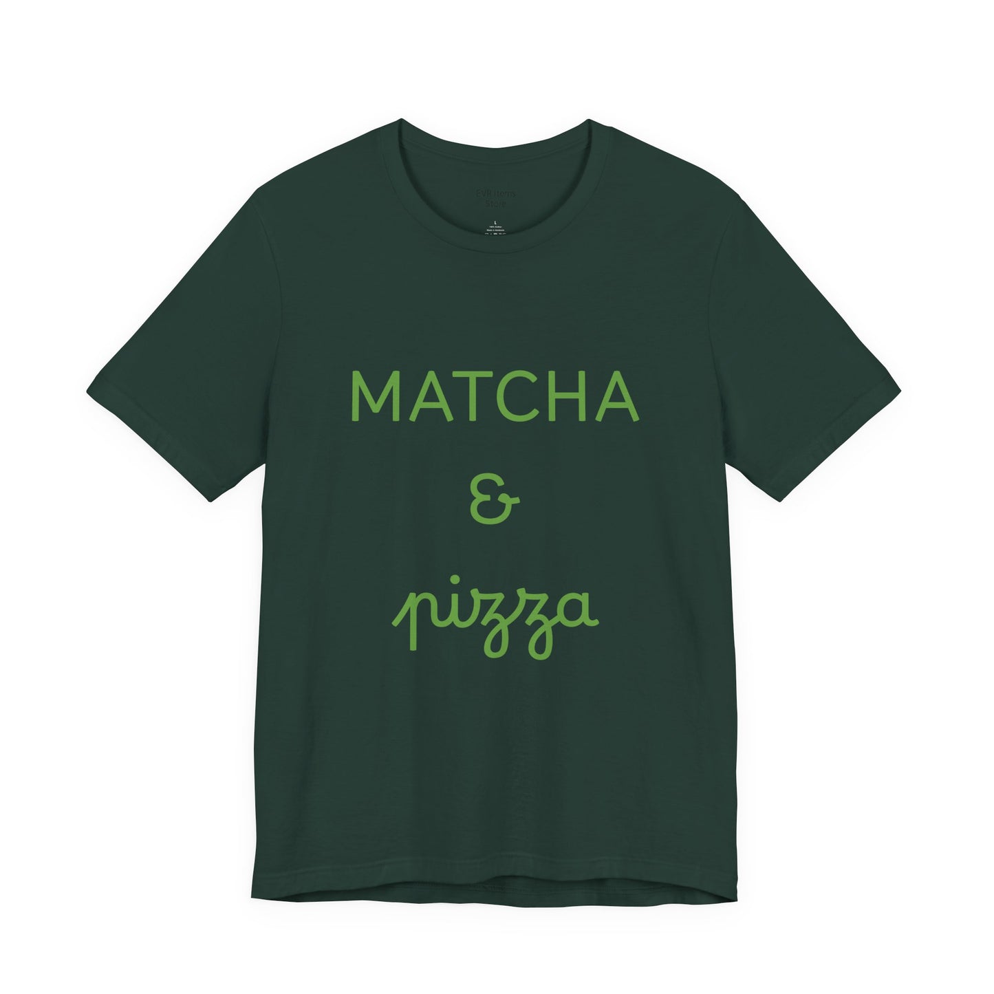 Matcha & Pizza Unisex Tee