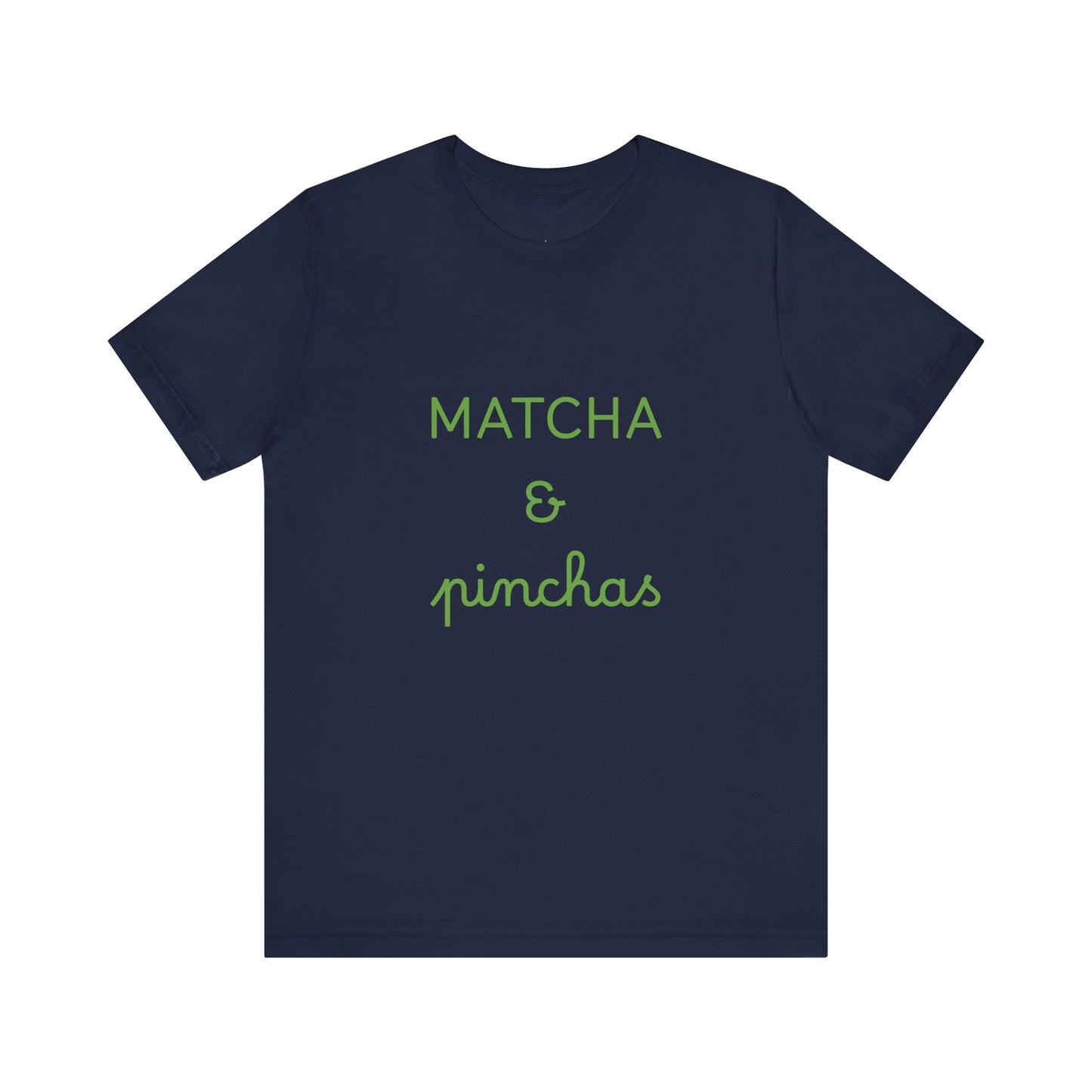 Matcha & Pinchas Unisex Tee, for yoga and matcha lovers