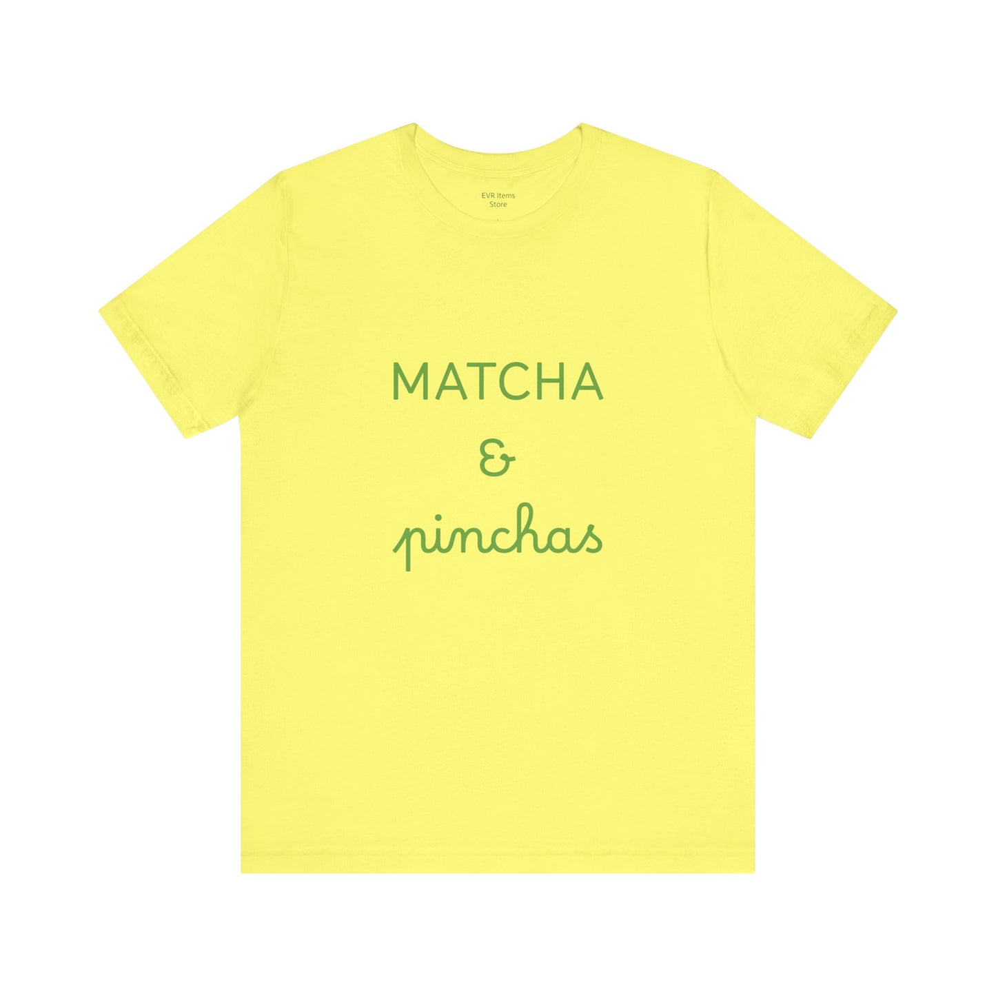 Matcha & Pinchas Unisex Tee, for yoga and matcha lovers