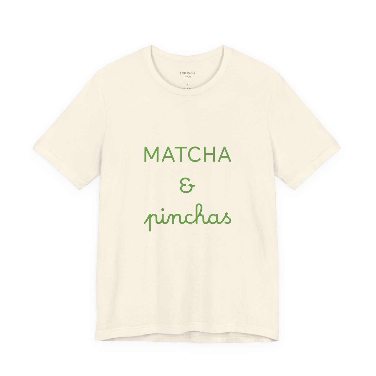 Matcha & Pinchas Unisex Tee, for yoga and matcha lovers