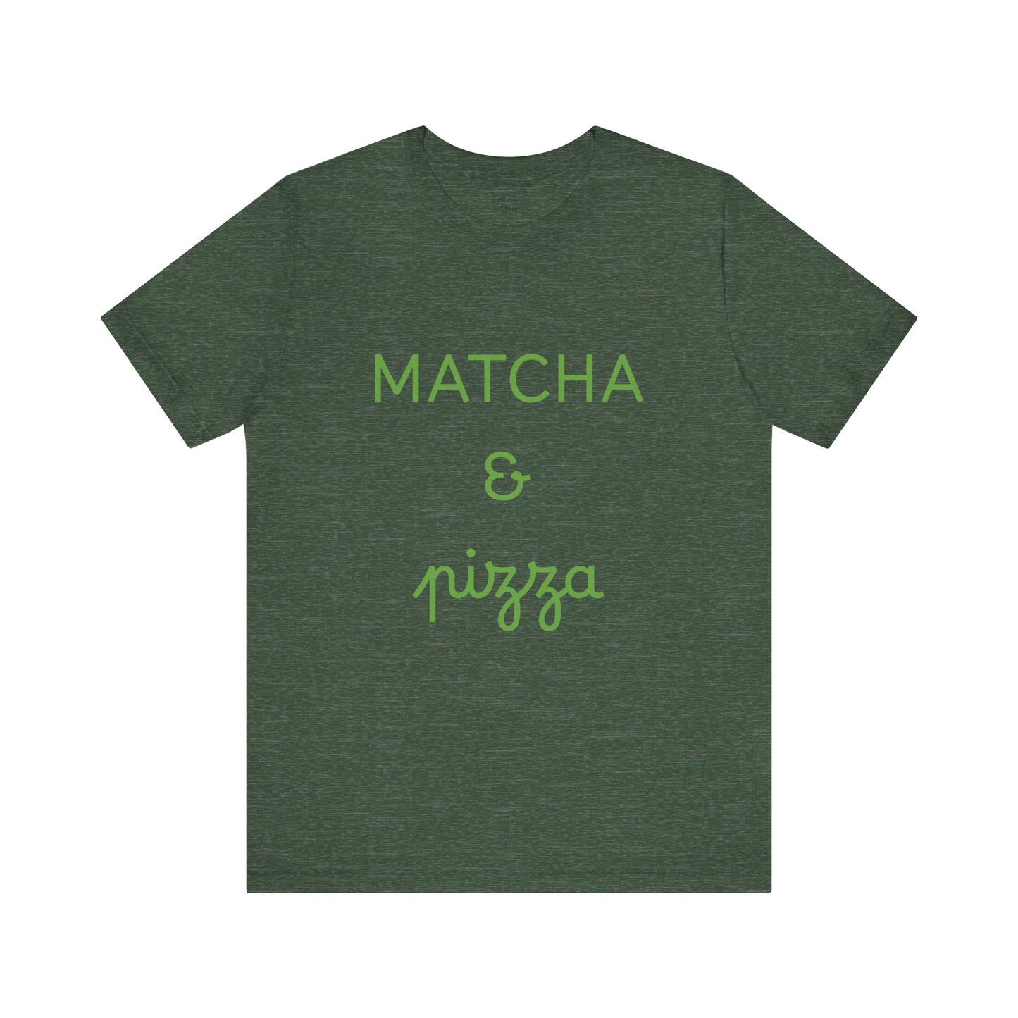 Matcha & Pizza Unisex Tee