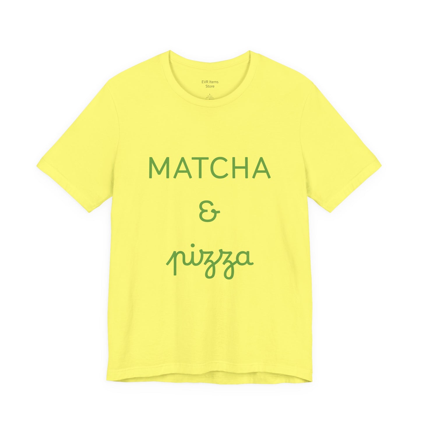 Matcha & Pizza Unisex Tee