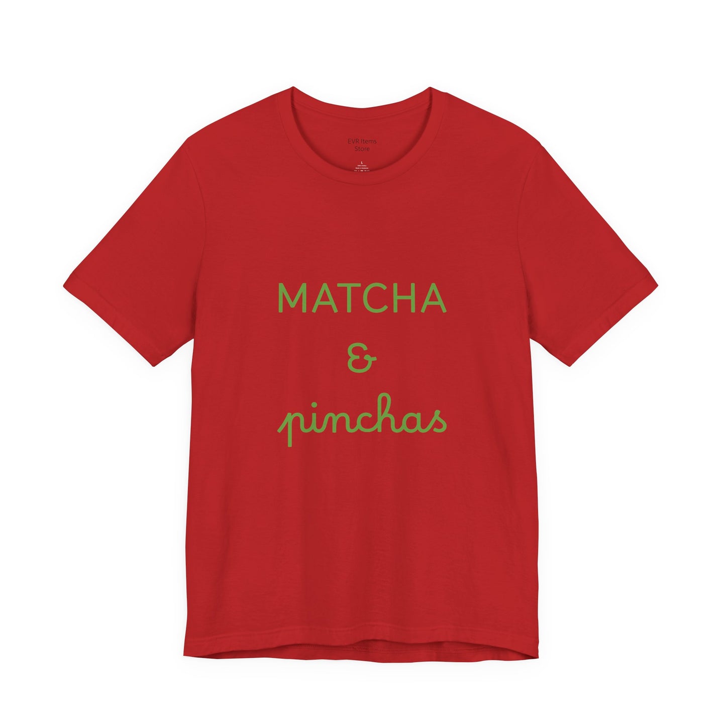 Matcha & Pinchas Unisex Tee, for yoga and matcha lovers
