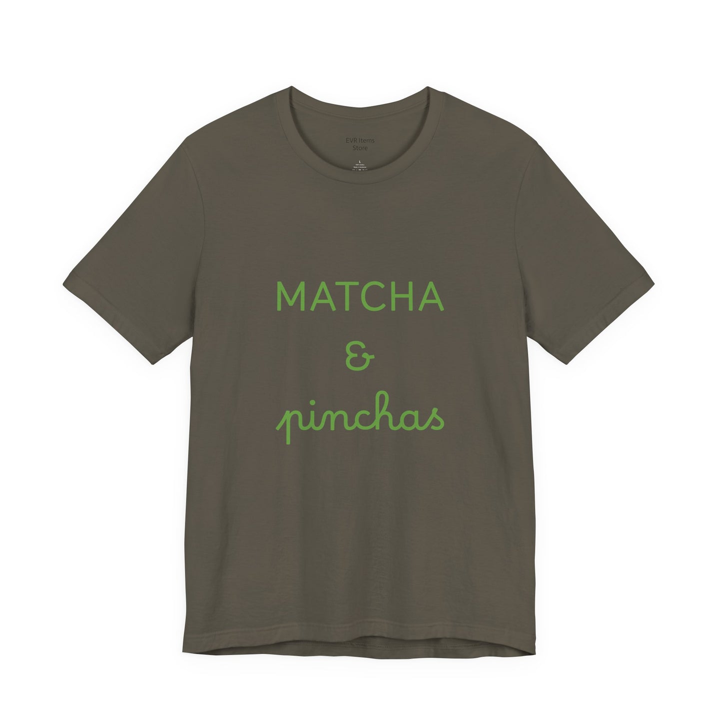 Matcha & Pinchas Unisex Tee, for yoga and matcha lovers
