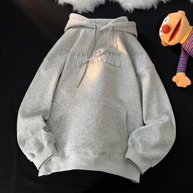 Winter Letter Thicken Hoodies