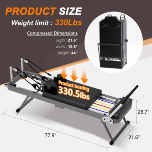 Pilates Core Bed, Foldable Home High Quality, Yoga Studio Same