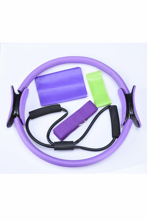 US Shipping 5 Pcs/Set Yoga Pilates Ring Magic Wrap Slimming Body