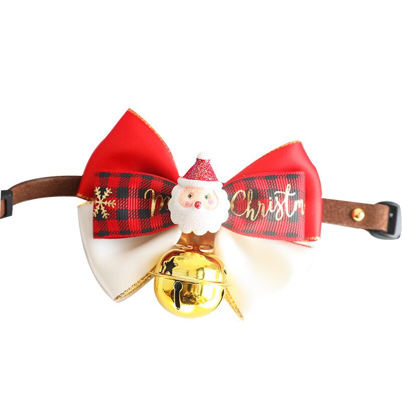 Christmas Collar Pet Bow Tie