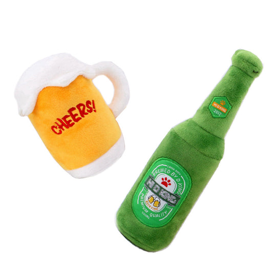 Beer Bottle Cup pet toy